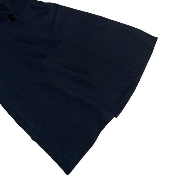 Nanette Lepore Short Sleeve Collared Black Mini Dress Size 8 - Picture 6 of 12